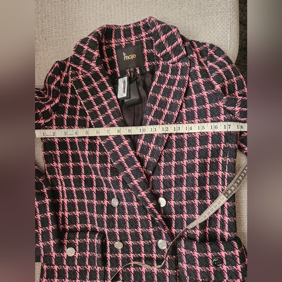 Maje Vitrite Tweed Blazer 34 - Picture 14 of 14